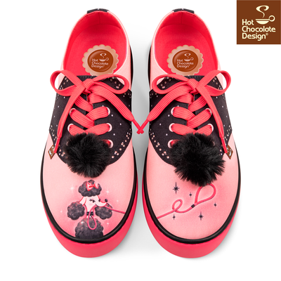 Hot Chocolate Design - Poodle Perfect Sneakers