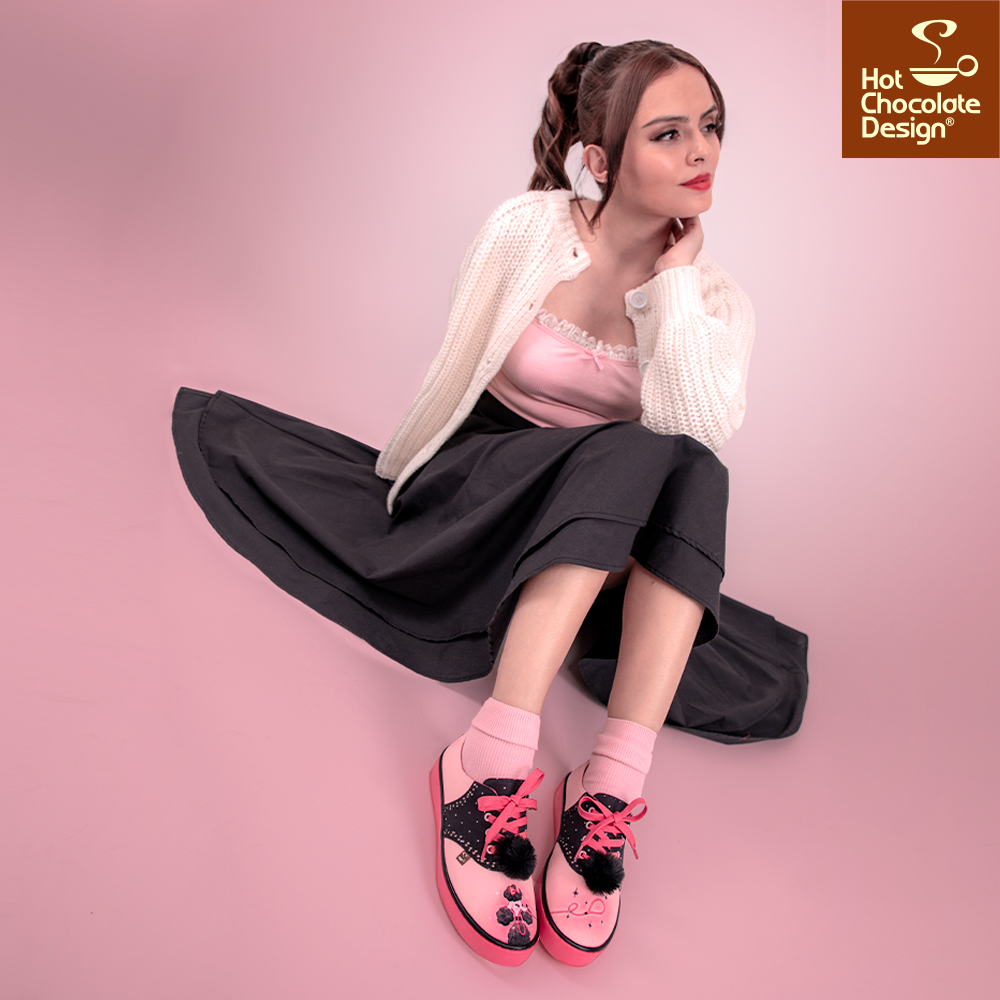 Hot Chocolate Design - Poodle Perfect Sneakers