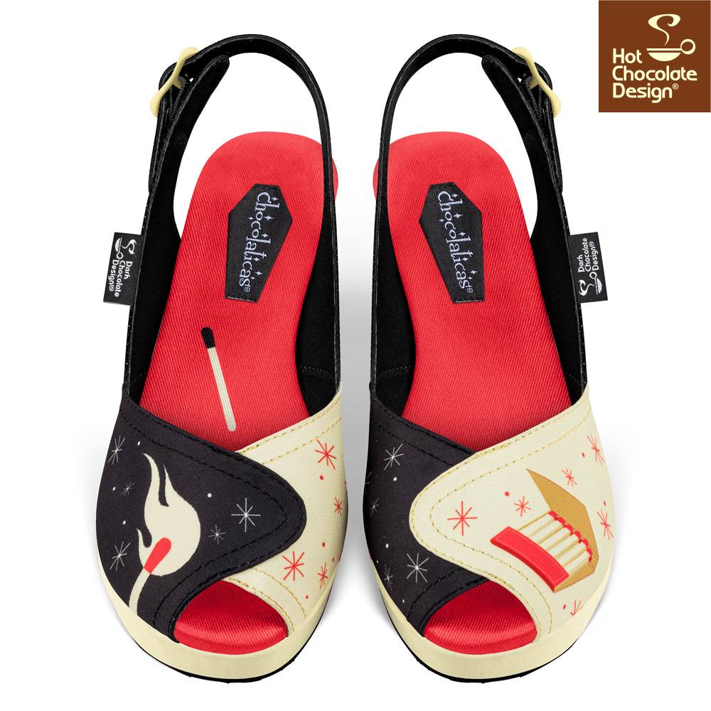 Hot Chocolate Design - She's On Fire Sandal
