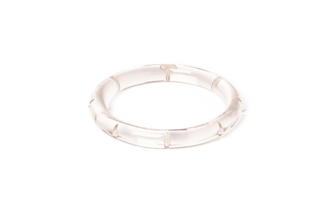 Splendette - Duchess Narrow Sparkling Pearls Bangle