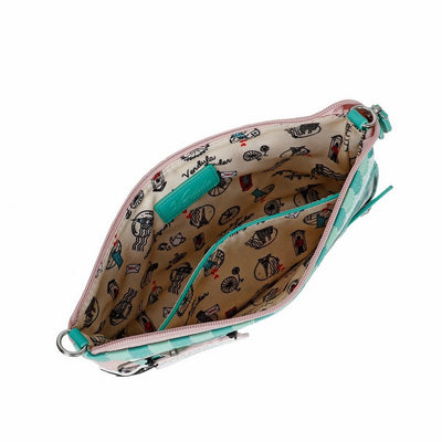 Vendula Bubble Cats Laundromat - Kate Pouch Bag