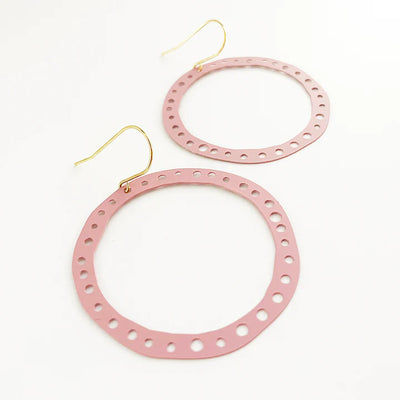 Denz + Co Dotty Hoops - Candy Pink