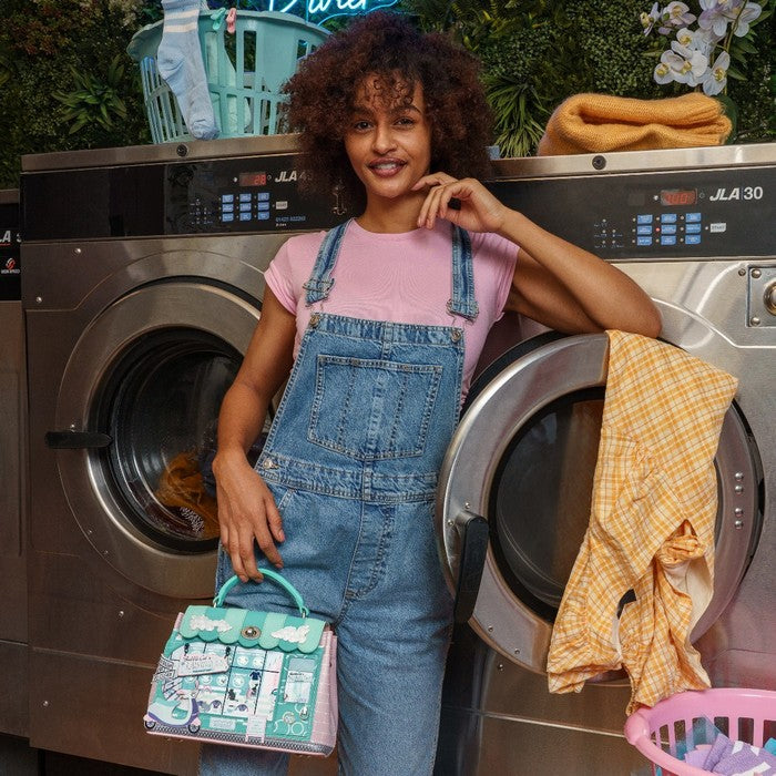 Vendula Bubble Cats Laundromat - Mini Grace Bag