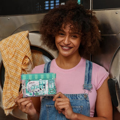 Vendula Bubble Cats Laundromat - Key Coin Purse