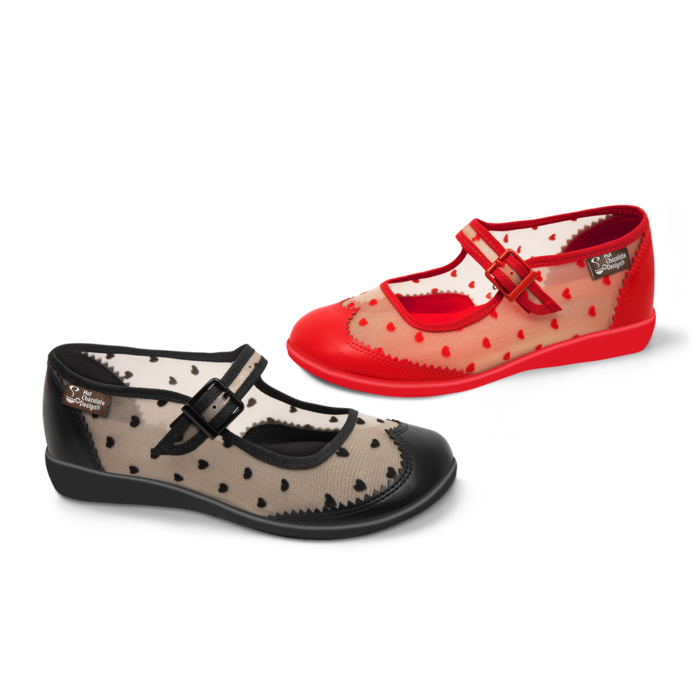 Chocolaticas_Havana_Heart_womens_Mary_Jane_Flat_Side