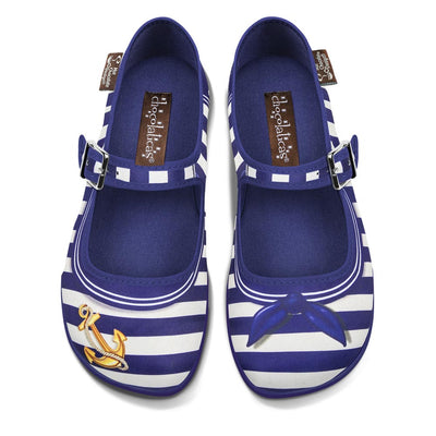 Chocolaticas_Sailor_womens_Mary_Jane_Flat_Front