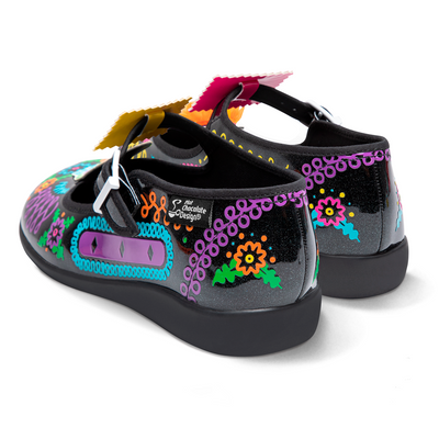 Chocolaticas_Sugar_Skull_womens_Mary_Jane_Flat_Back
