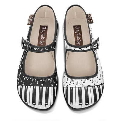 Chocolaticas_Thank_You_Music_womens_Mary_Jane_Flat_Front
