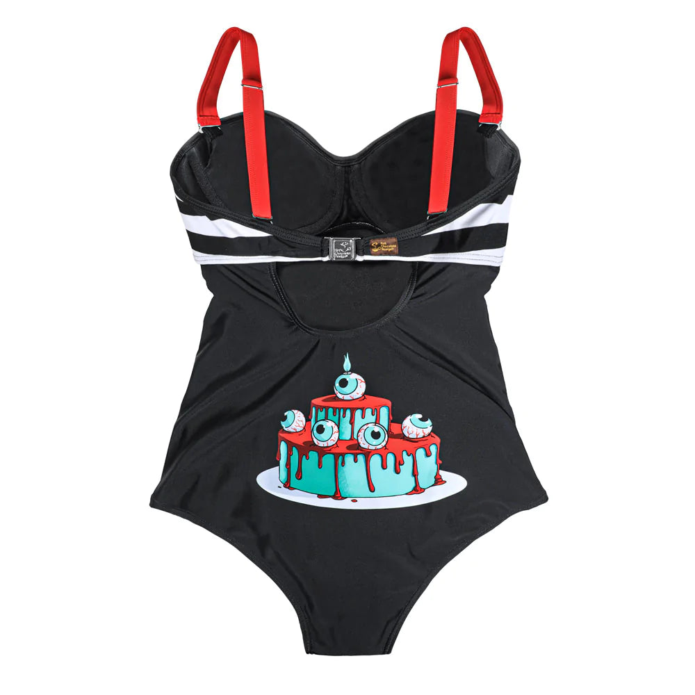 Hot Chocolate Design - Cyclop 50s Tank Style Swimsuit