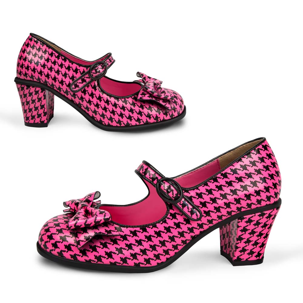 Pop_Tooth_Hound_Pink_Womens_Mid_Heels_Side