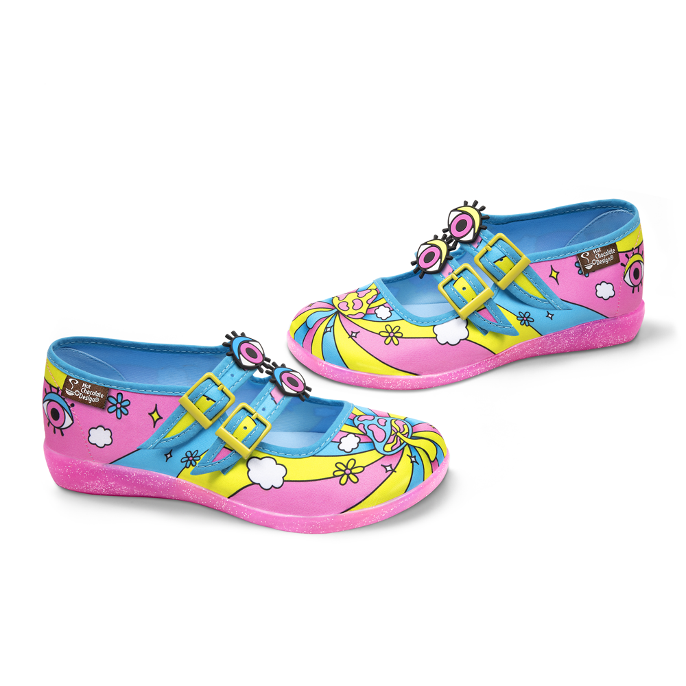 Trippy_Daze_womens_Mary_Jane_Flat_Side