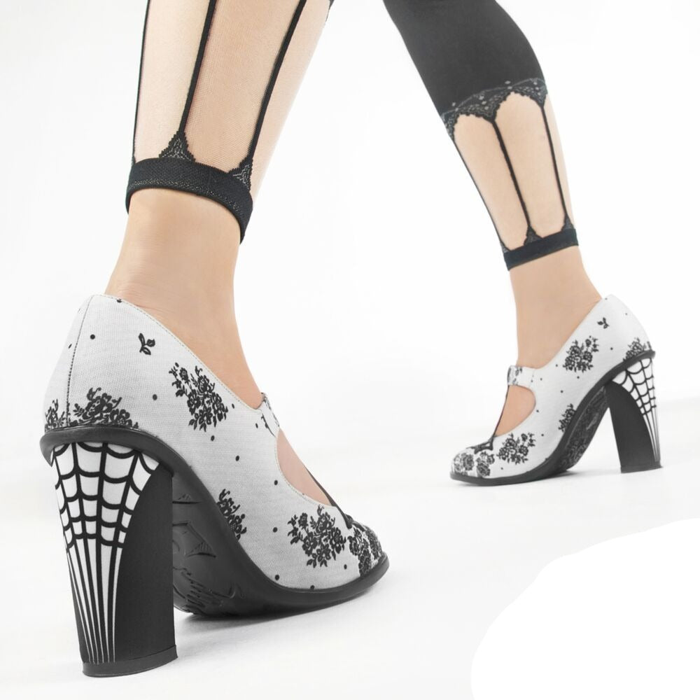 hot chocolate spider web shoes